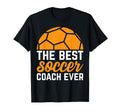 Best Soccer Coach Ever Soccer T-Shirt - Minimalist Print for Adults