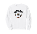 Game Day Soccer Futbol Match Sweatshirt - Minimalist Print Men Women
