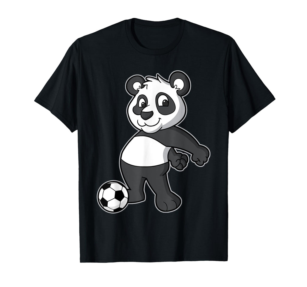 Soccer Flossing Panda Sports T-Shirt - Fun Novelty Design for Adults