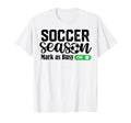 Soccer Season Mark As Busy Soccer Mom T-Shirt - Minimalist Print for Adults