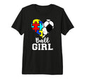 Autism Soccer Funny Autism Puzzle T-Shirt - Casual Everyday Wear Men Women