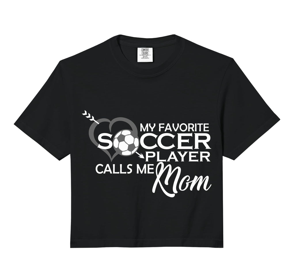 My Favorite Soccer Player Calls Me Mom T-Shirt - Trendy Graphic Men Women