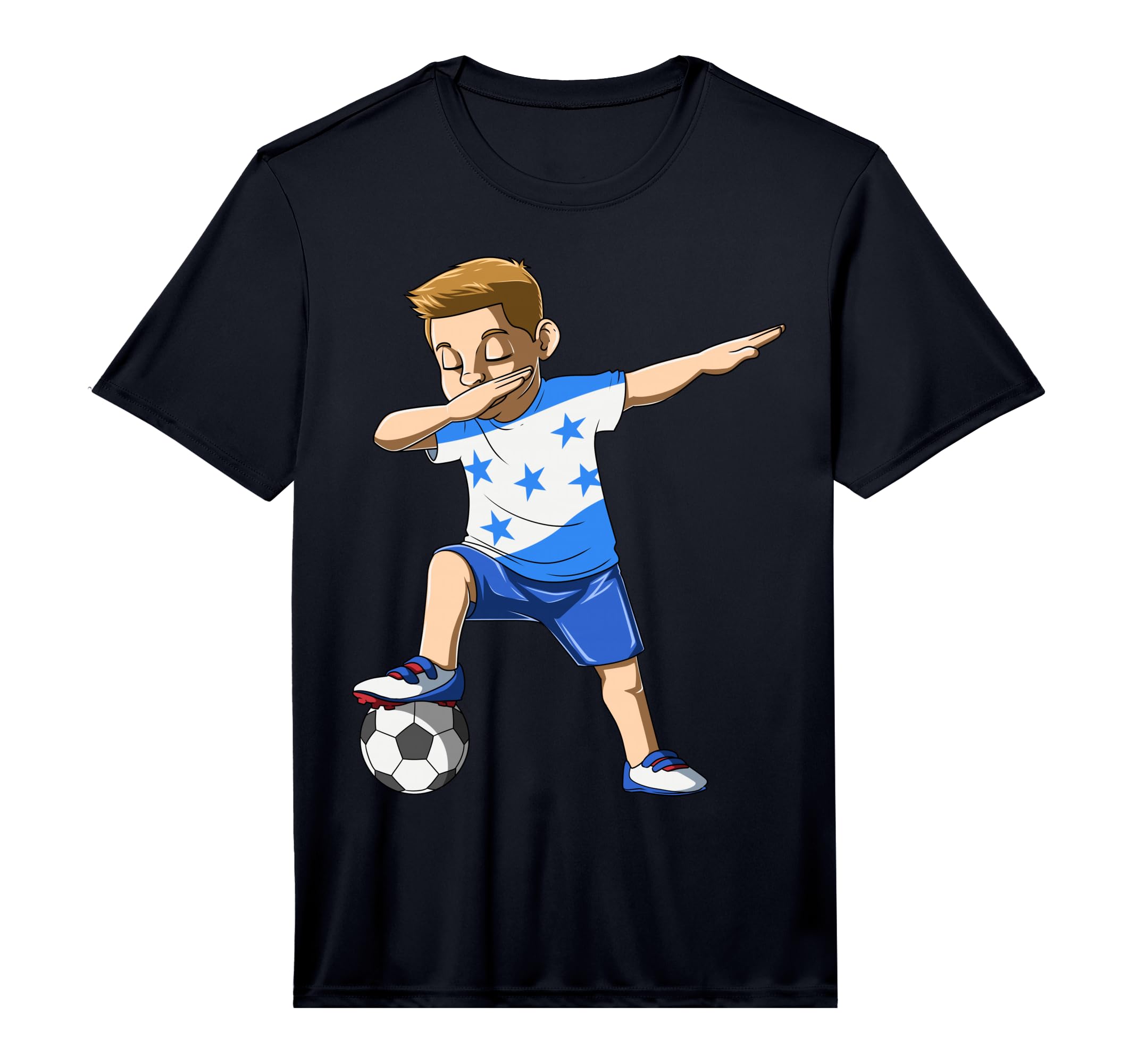 Dabbing Soccer Honduras Jersey Honduran T-Shirt - Unique Graphic Men Women