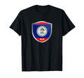 Belize Flag Badge Soccer Fans Jersey T-Shirt - Trendy Graphic for Adults