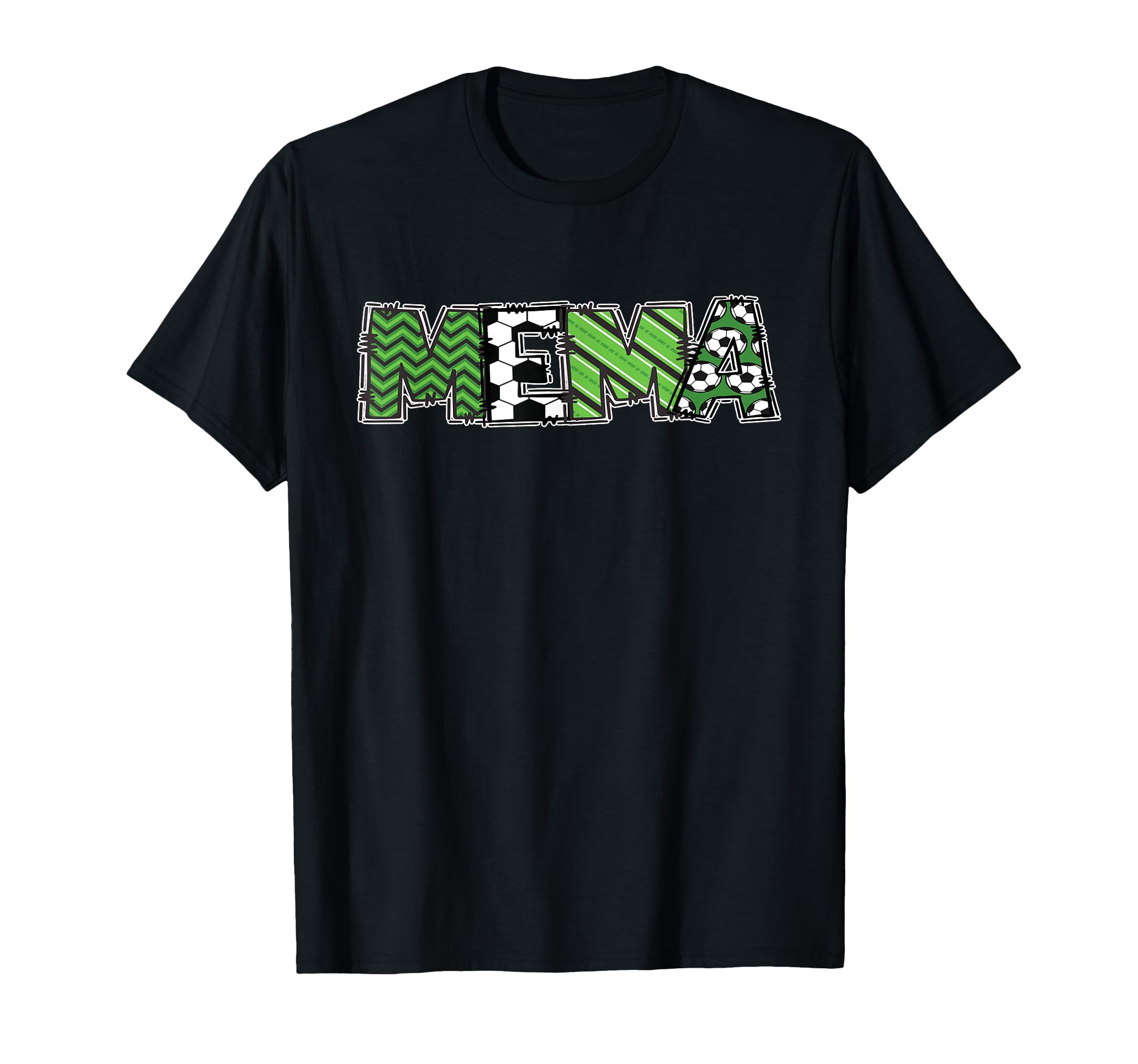Soccer Mema Birthday Party T-Shirt - Trendy Graphic Unisex