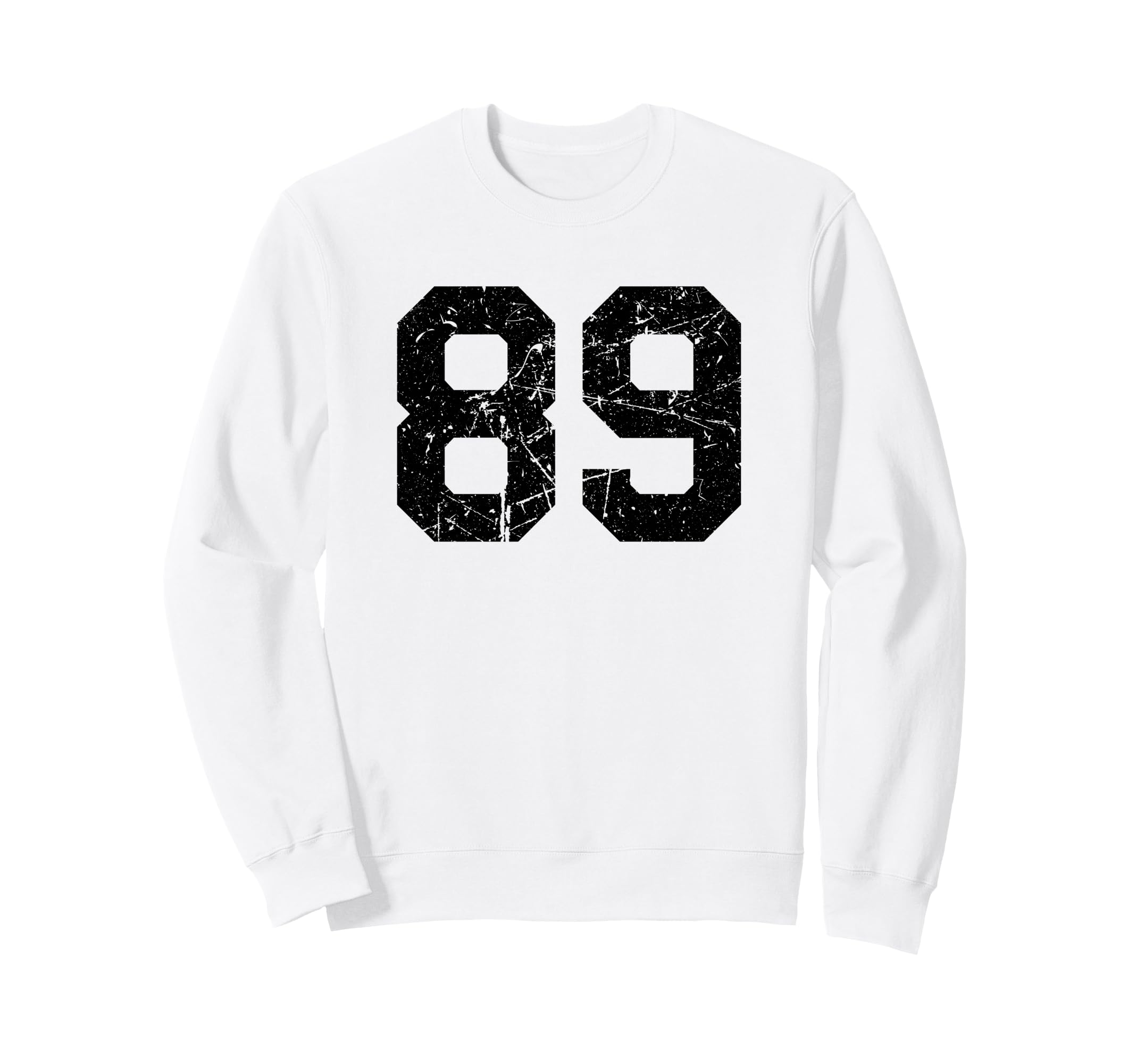 Sports Team Distressed Black Sweatshirt - Custom Art Print for Adults