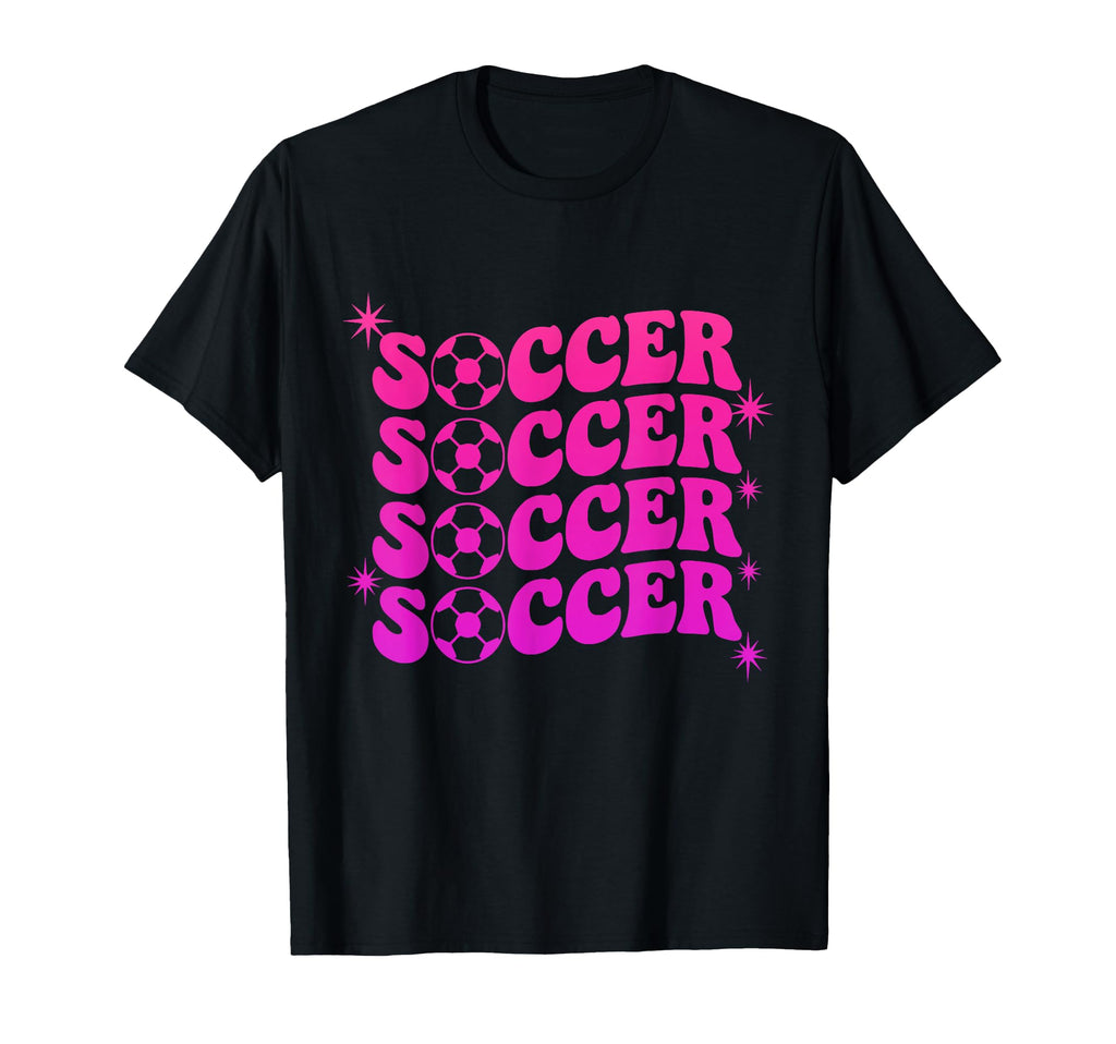 Soccer Coquette Bow Soccer Mom T-Shirt - Aesthetic Graphic Men Women
