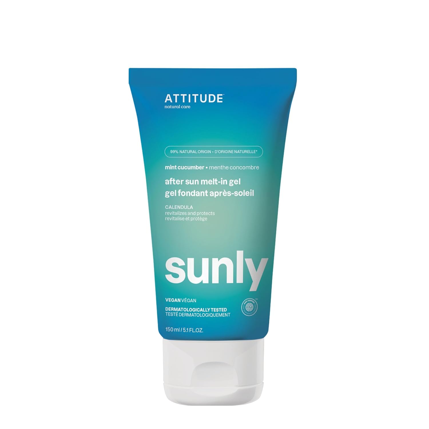Attitude Sunly After Sun Cucumber Mint, 2 oz, Soothing Skin Relief
