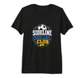 Sideline Social Club Soccer Team Tri T-Shirt - Fun Novelty Design Unisex