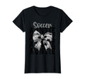 Soccer Auntie Coquette Bow Biggest Fan T-Shirt - Graphic Print for Adults