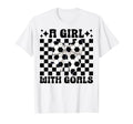 Soccer Coquette Bow Goals T-Shirt - Graphic Print Unisex