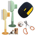Zenbrush for Cat, Flea Comb for Cats, Viorane Pets Remover Gloves, Pets Hairs Removal, Cat Brush Dog Brush Pet Hair Clean Tool