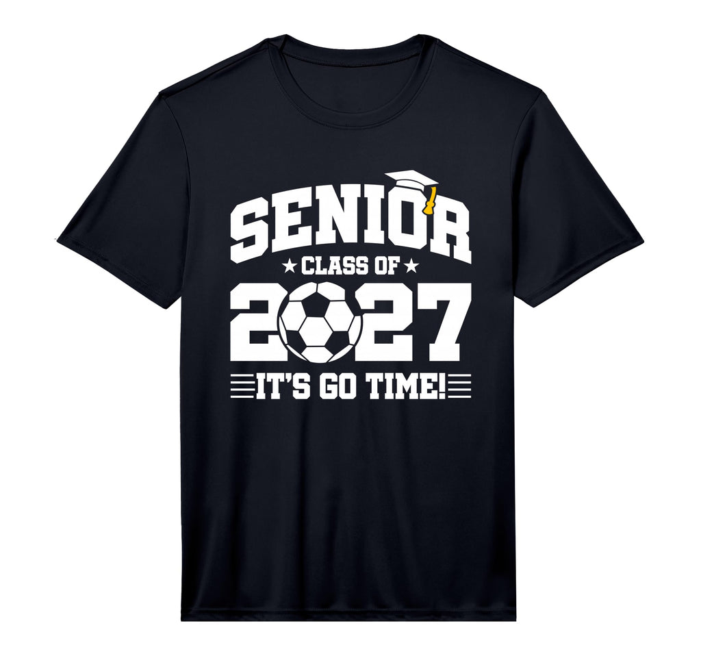 Mens Class 2027 Senior Year Soccer Team T-Shirt - Custom Art Print Unisex