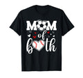 Mom Both Soccer And Baseball Sports T-Shirt - Novelty Apparel for Adults