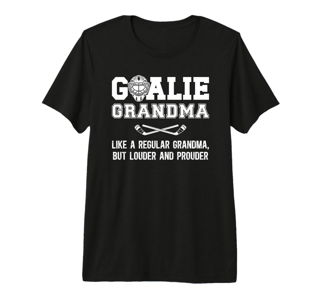 Hockey Goalie Grandma Definition T-Shirt - Fun Novelty Design Unisex