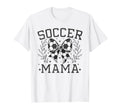 Coquette Bow Soccer Mama Game Day T-Shirt - Streetwear Style Unisex