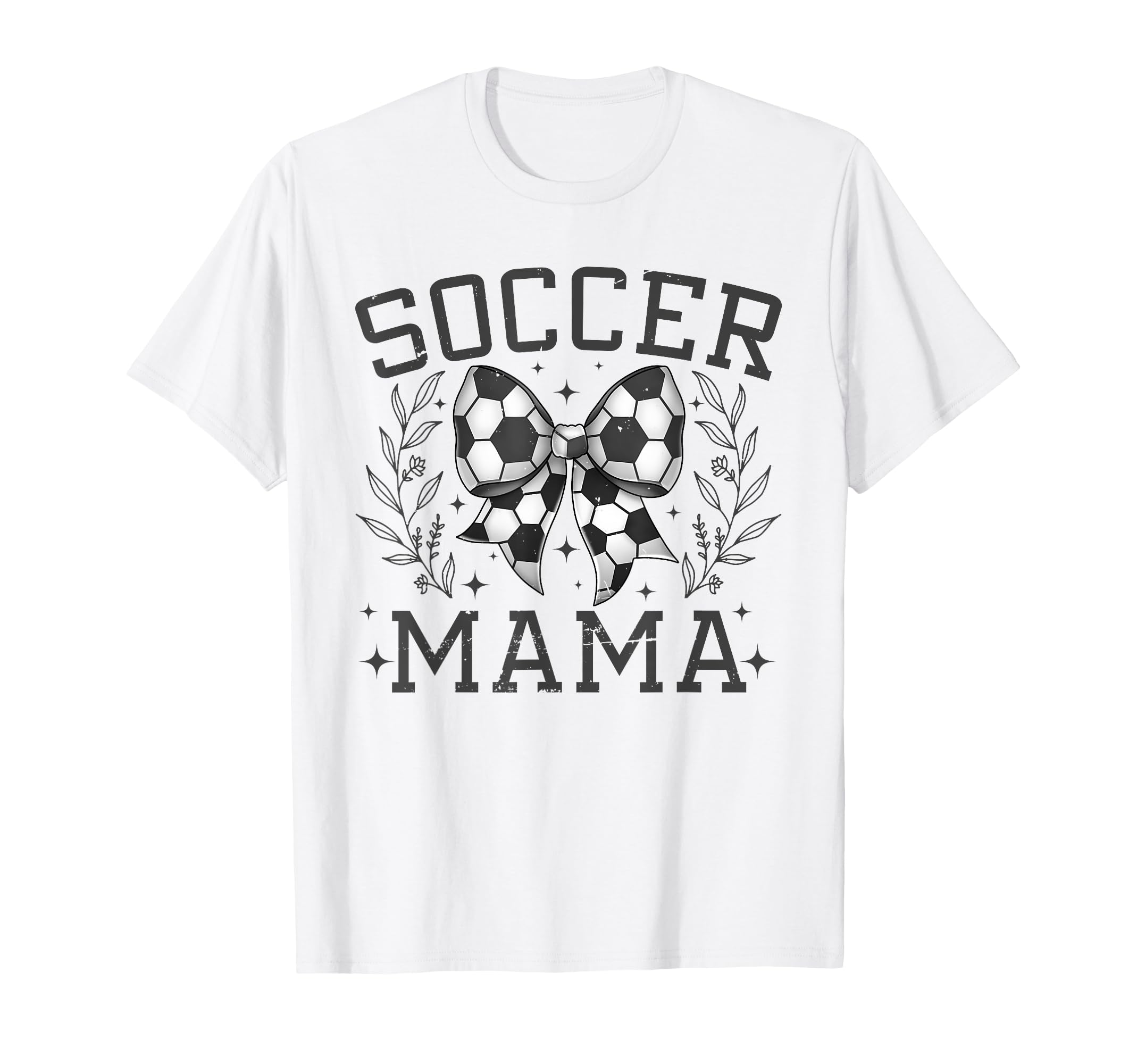 Coquette Bow Soccer Mama Game Day T-Shirt - Graphic Print for Adults