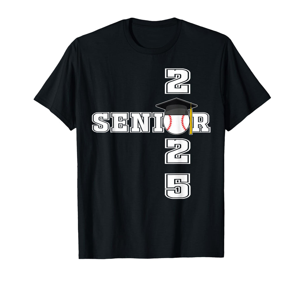 Class 2025 Baseball Senior Gifts Senior T-Shirt - Novelty Apparel Unisex
