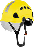 Defender Safety H1 Safety Helmet Hard Hat with Visor ANSI Z89.1