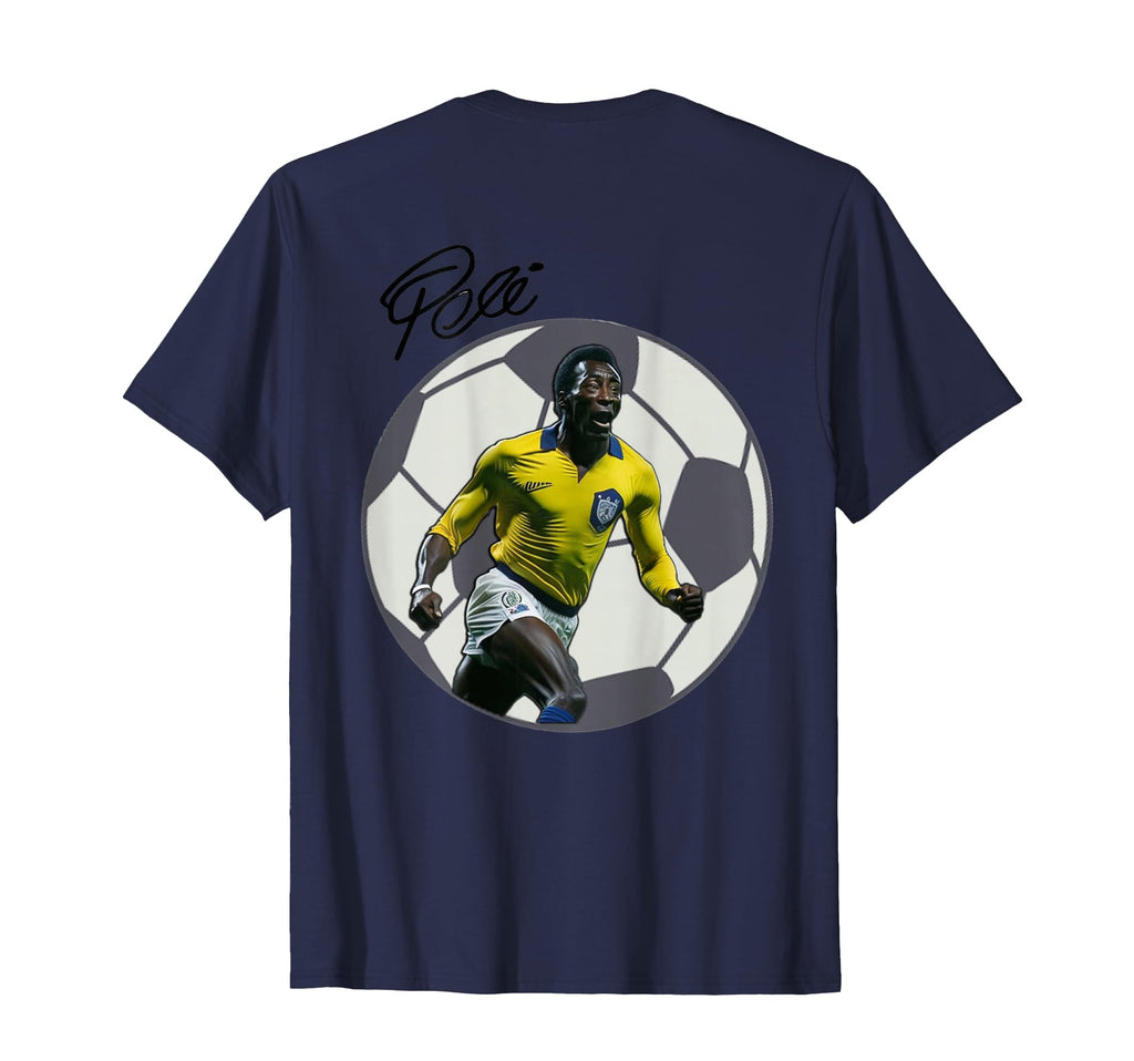 Great Moment Store Mens Pele Brasil 003 T-Shirt - Custom Art Print Unisex