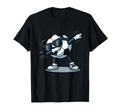 Dabbing Soccer Ball Funny Sports T-Shirt - Custom Art Print for Adults