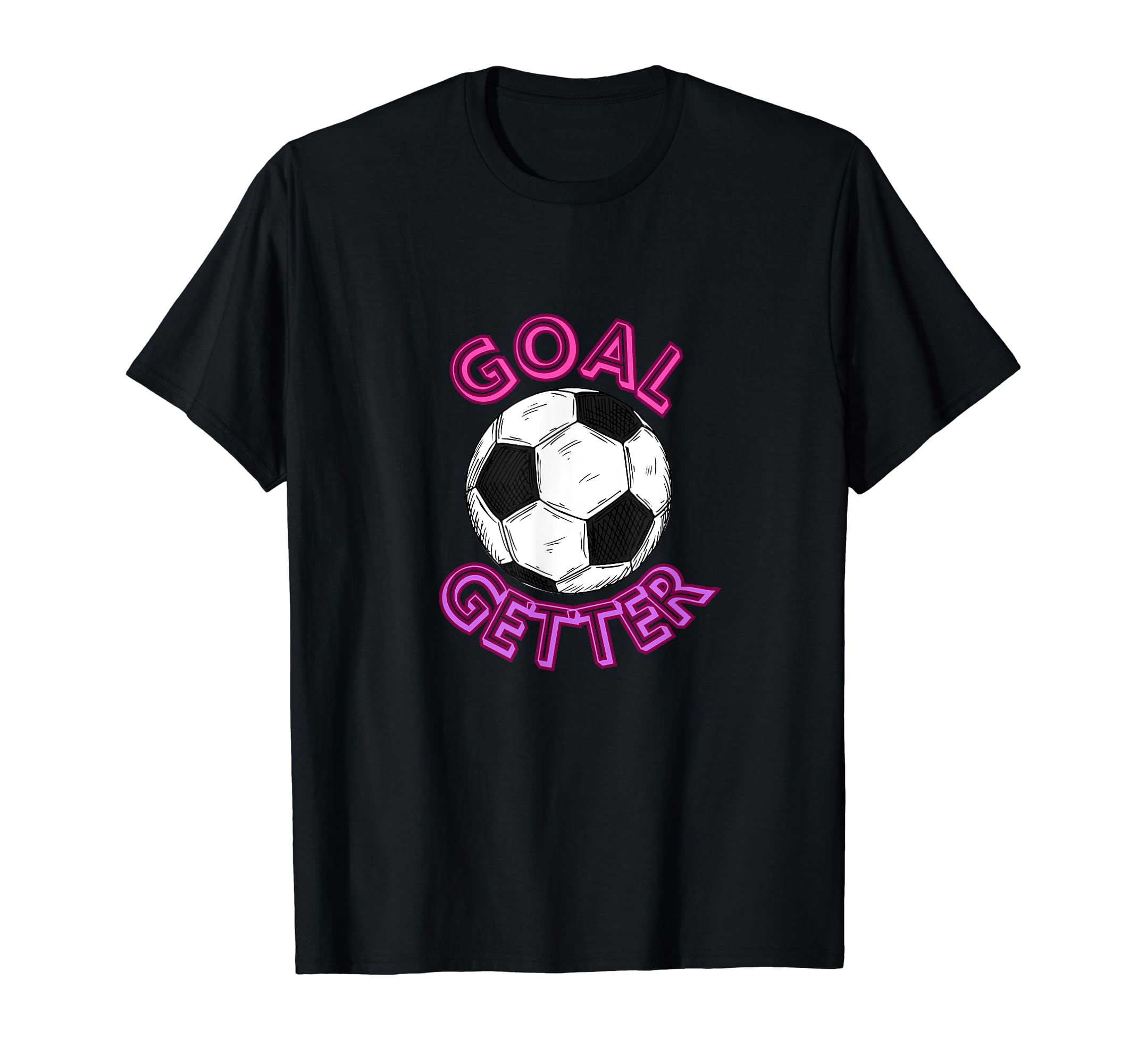 Goal Getter Soccer Ball Soccer Player T-Shirt - Graphic Print Men Women