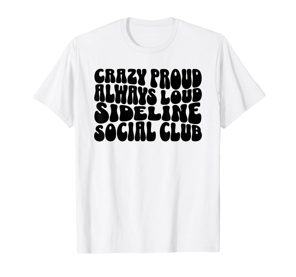 Sideline Social Club Soccer Mom T-Shirt - Graphic Print for Adults