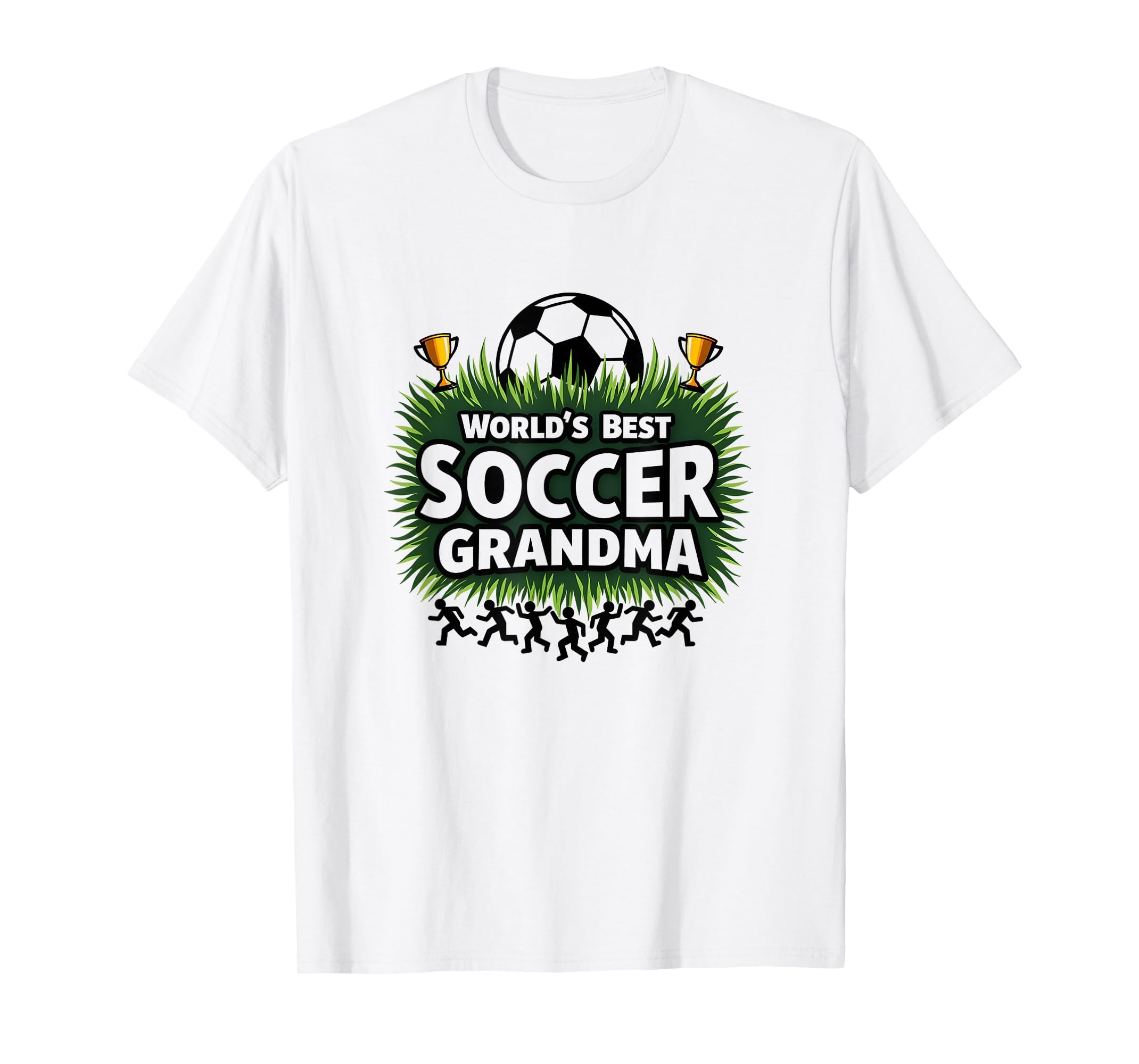 Worlds Best Soccer Grandma Champion T-Shirt - Custom Art Print for Adults