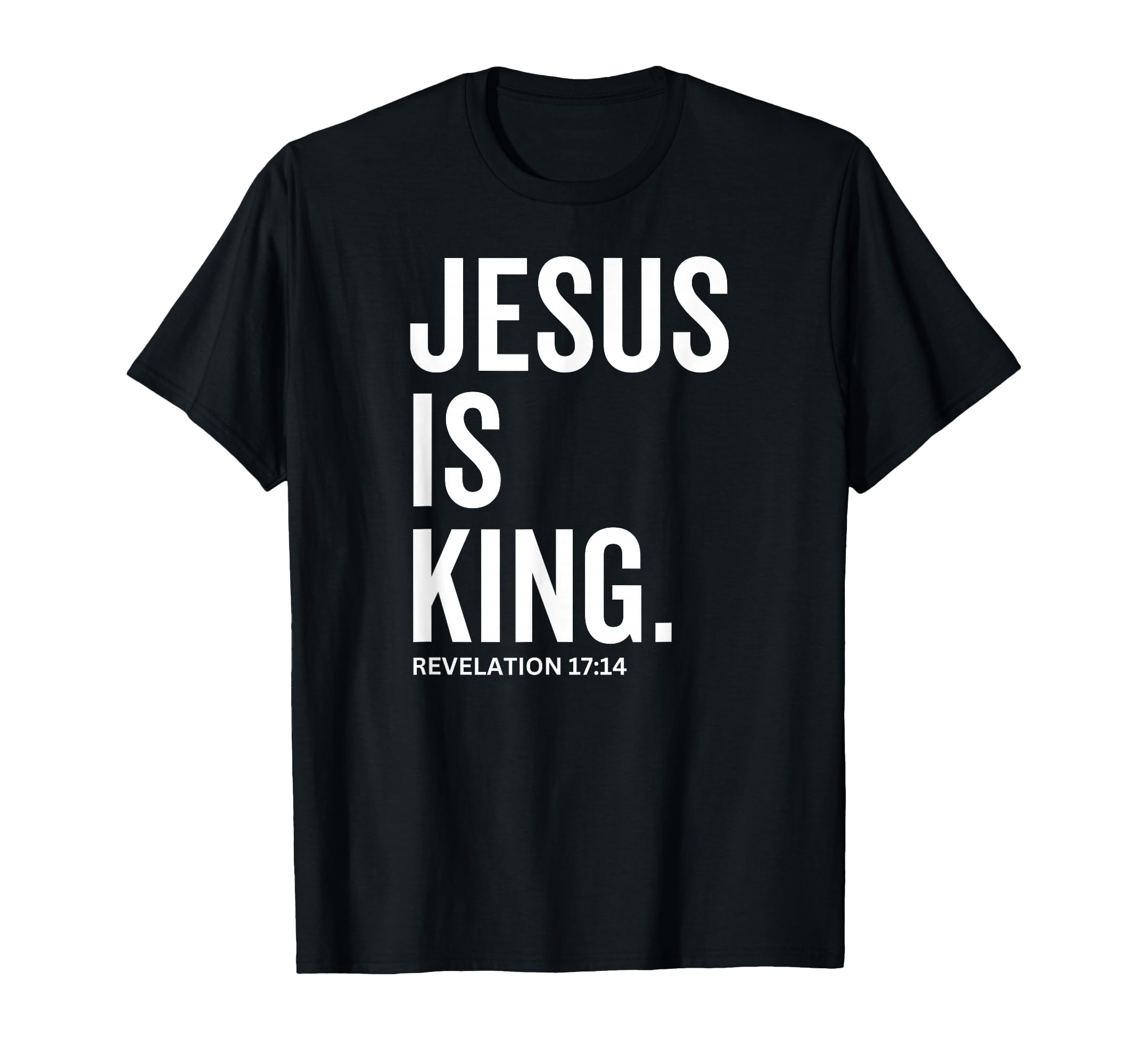 Jesus Is King Bible Religious Scripture T-Shirt - Custom Art Print Unisex