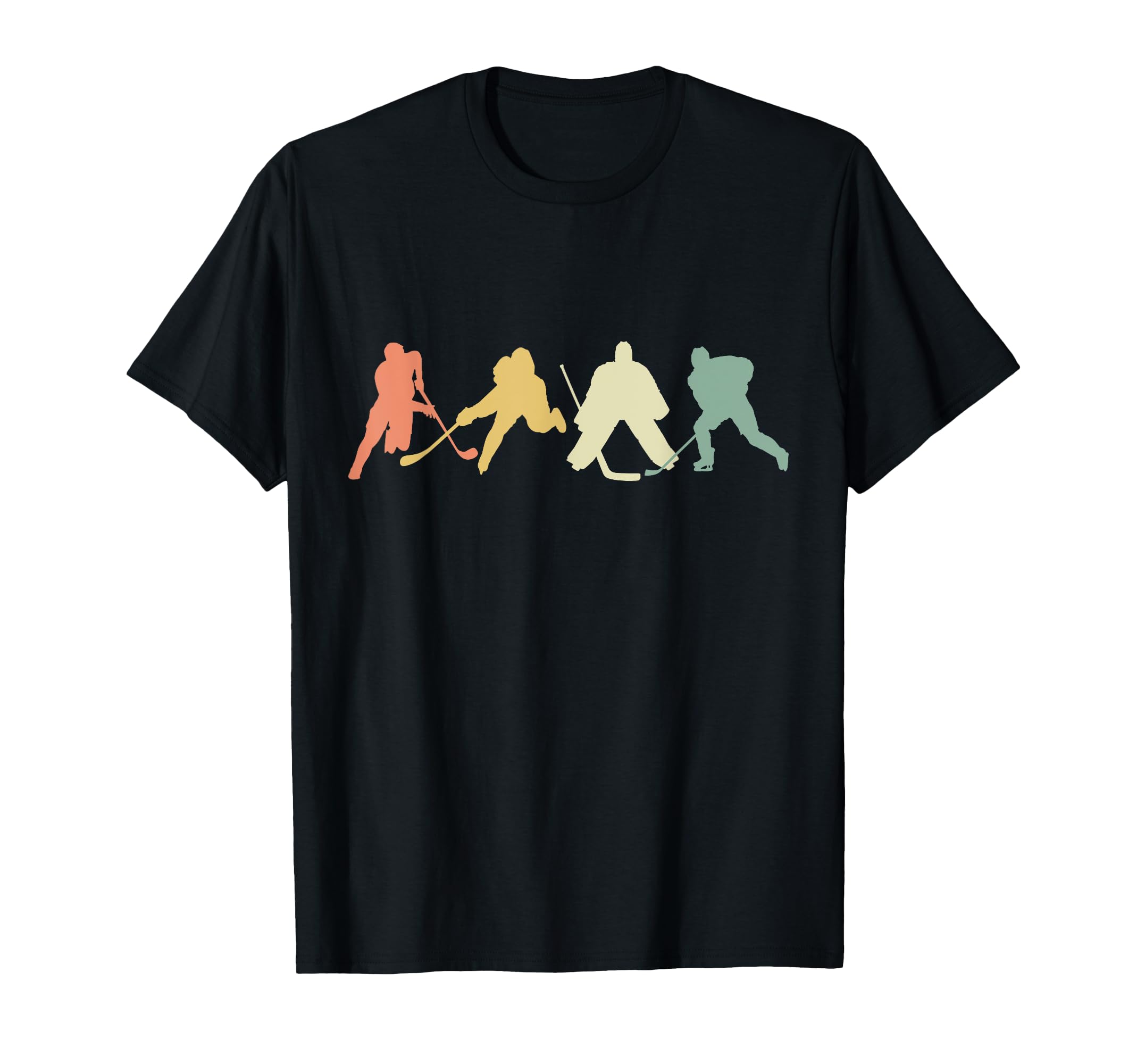 Ice Hockey Athlete Winter Sport T-Shirt - Casual Everyday Wear Men Women