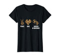Peace Love Soccer Baseball Baseball T-Shirt - Fun Novelty Design Men Women