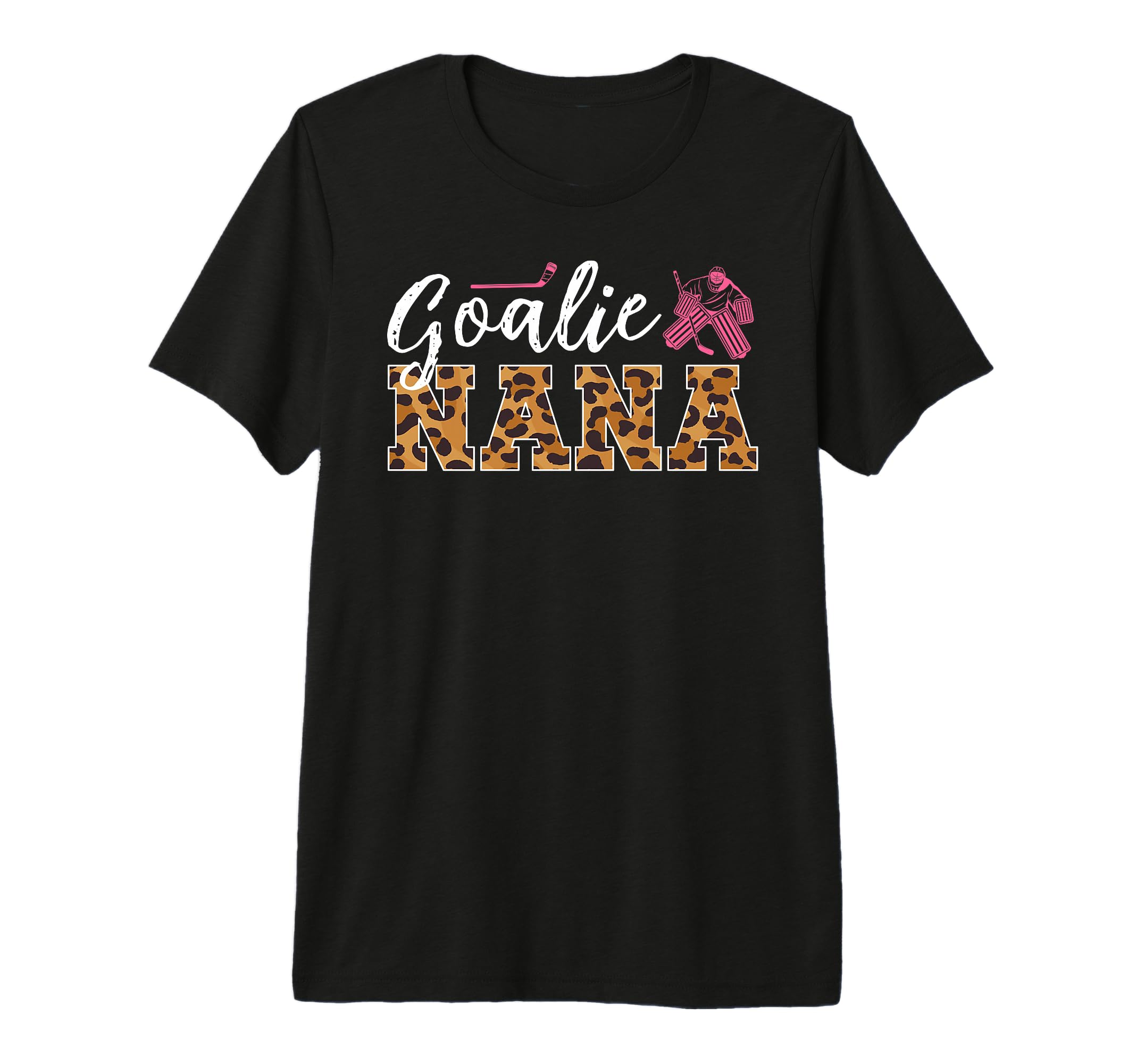 Ice Hockey Goalie Nana Hockey Keeper T-Shirt - Streetwear Style for Adults
