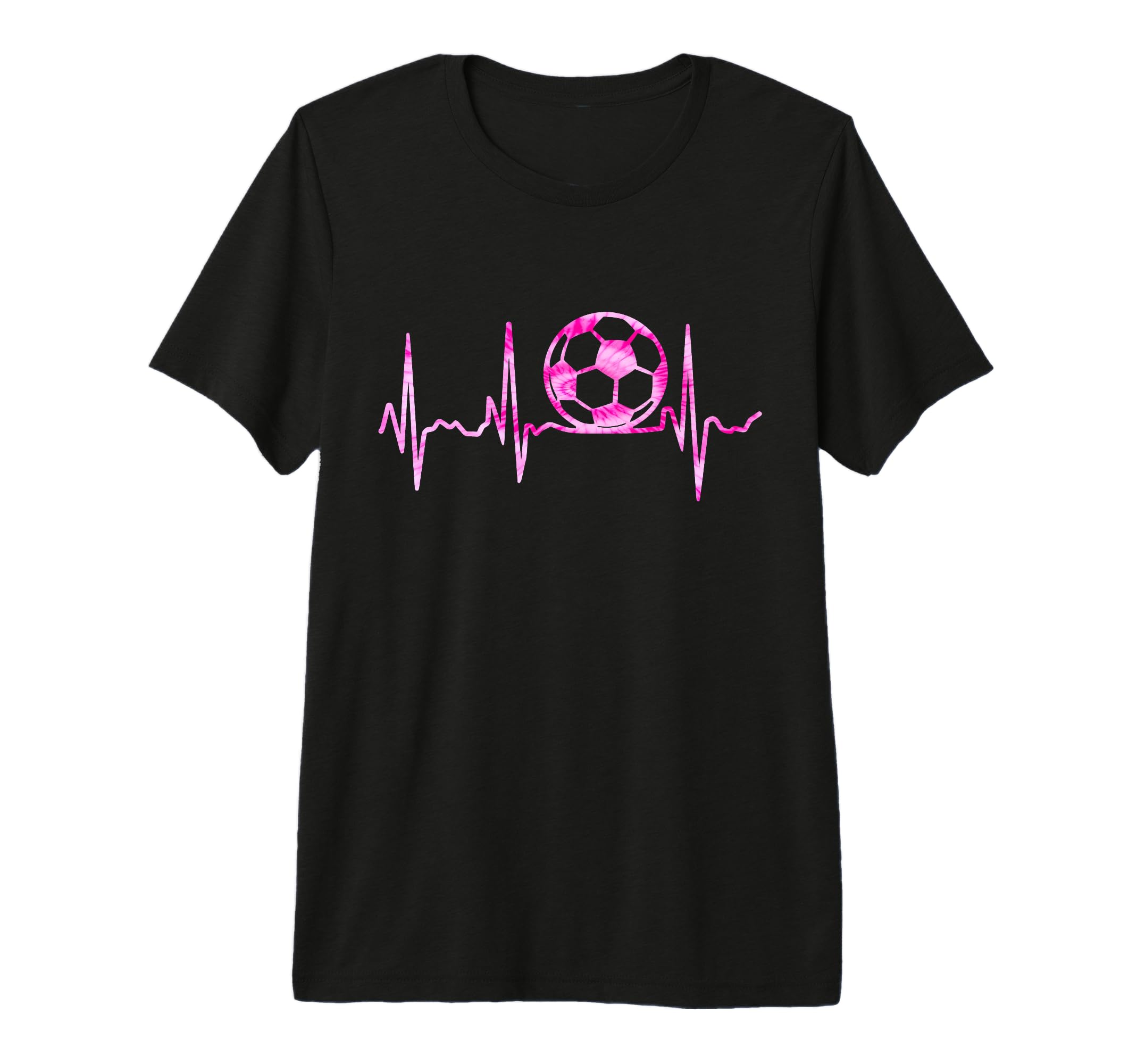 Soccer Heartbeat Teen Female Soccer T-Shirt - Streetwear Style for Adults