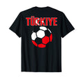 Proud T Rkiye Soccer Fans Jersey T-Shirt - Fun Novelty Design Unisex