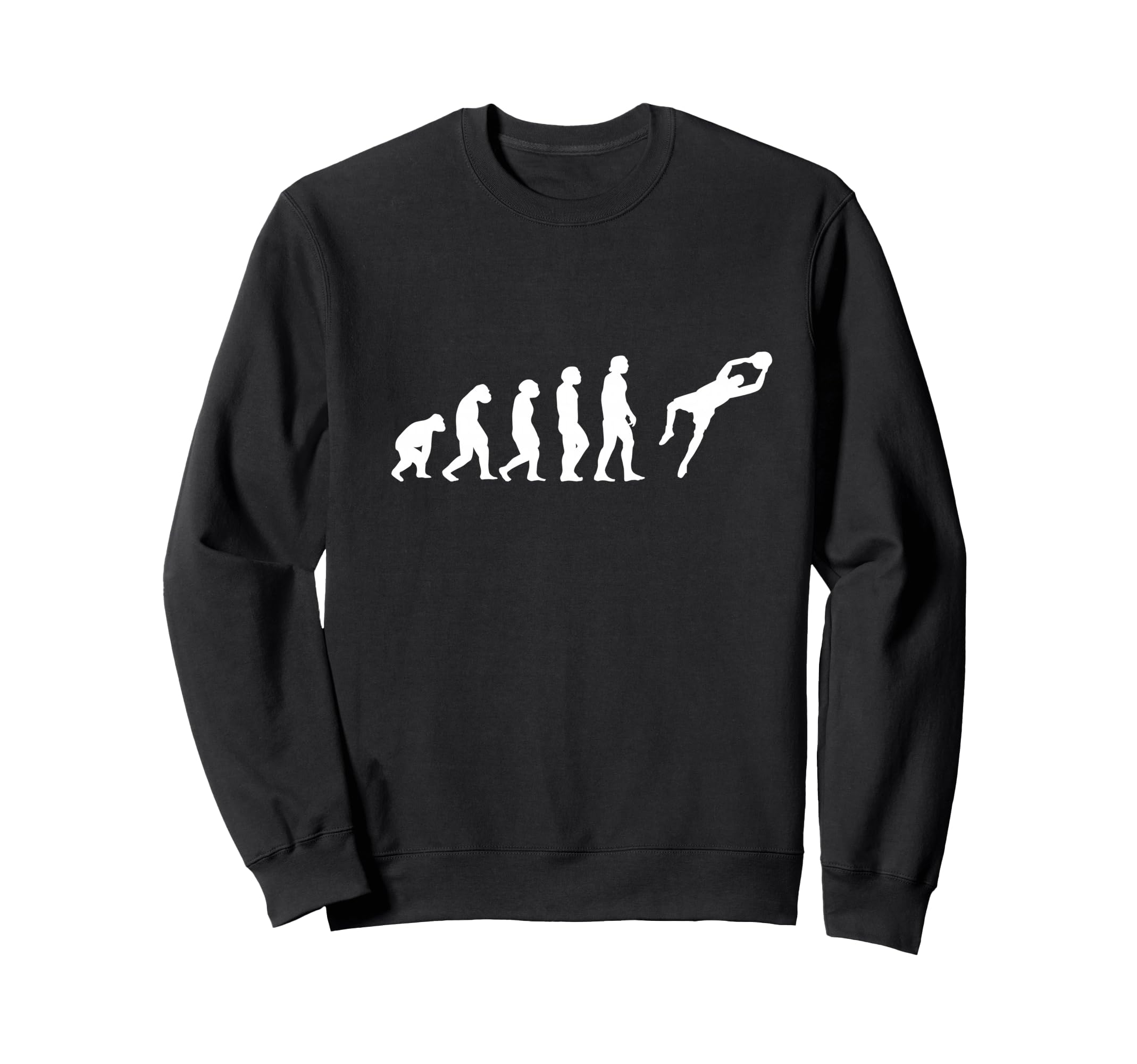 Soccer Goalie Evolution Goalkeeper Sweatshirt - Custom Art Print Unisex