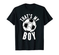 Thats My Jersey Number 77 Soccer Mom T-Shirt - Fun Novelty Design Unisex