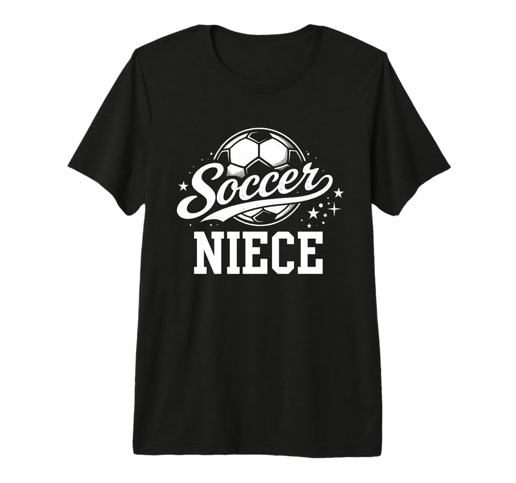 Soccer Niece Soccer Ball Tri Blend T-Shirt - Streetwear Style Unisex