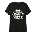 Soccer Niece Soccer Ball Tri Blend T-Shirt - Streetwear Style Unisex