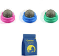 GATITOS Catnip Balls 1 Pcs, Catnip Ball for Cats Wall, Safe Healthy Kitten Chew Toys, Teeth Cleaning Dental Wall Treats, Edible Cats Lick Kitten Chew