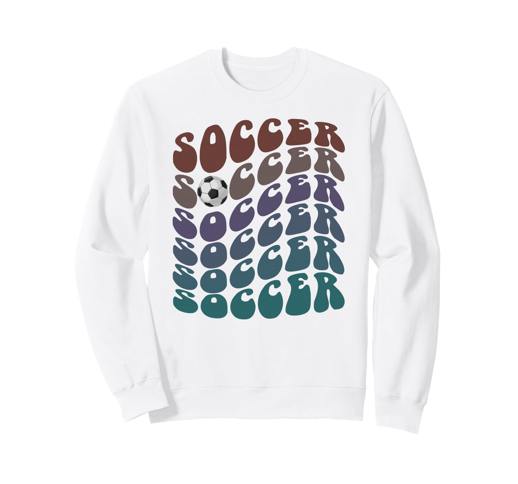 Soccer Just Who Loves Playing Coach Sweatshirt - Aesthetic Graphic Unisex
