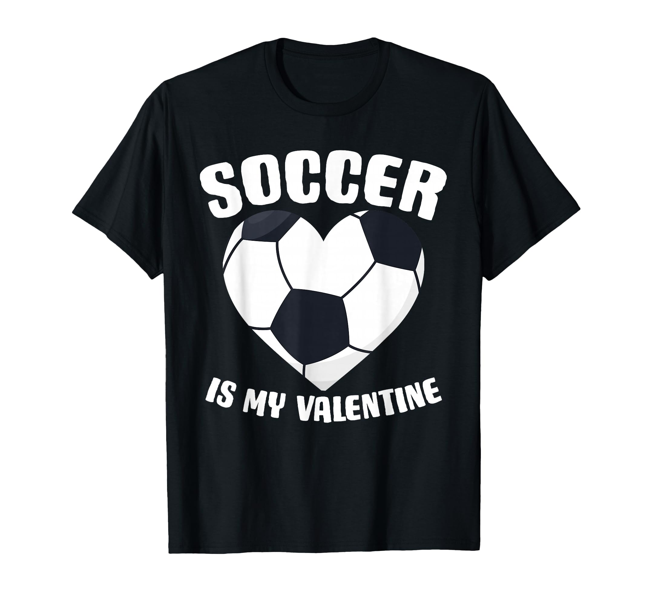 Valentine Soccer Sport Player T-Shirt - Casual Everyday Wear for Adults