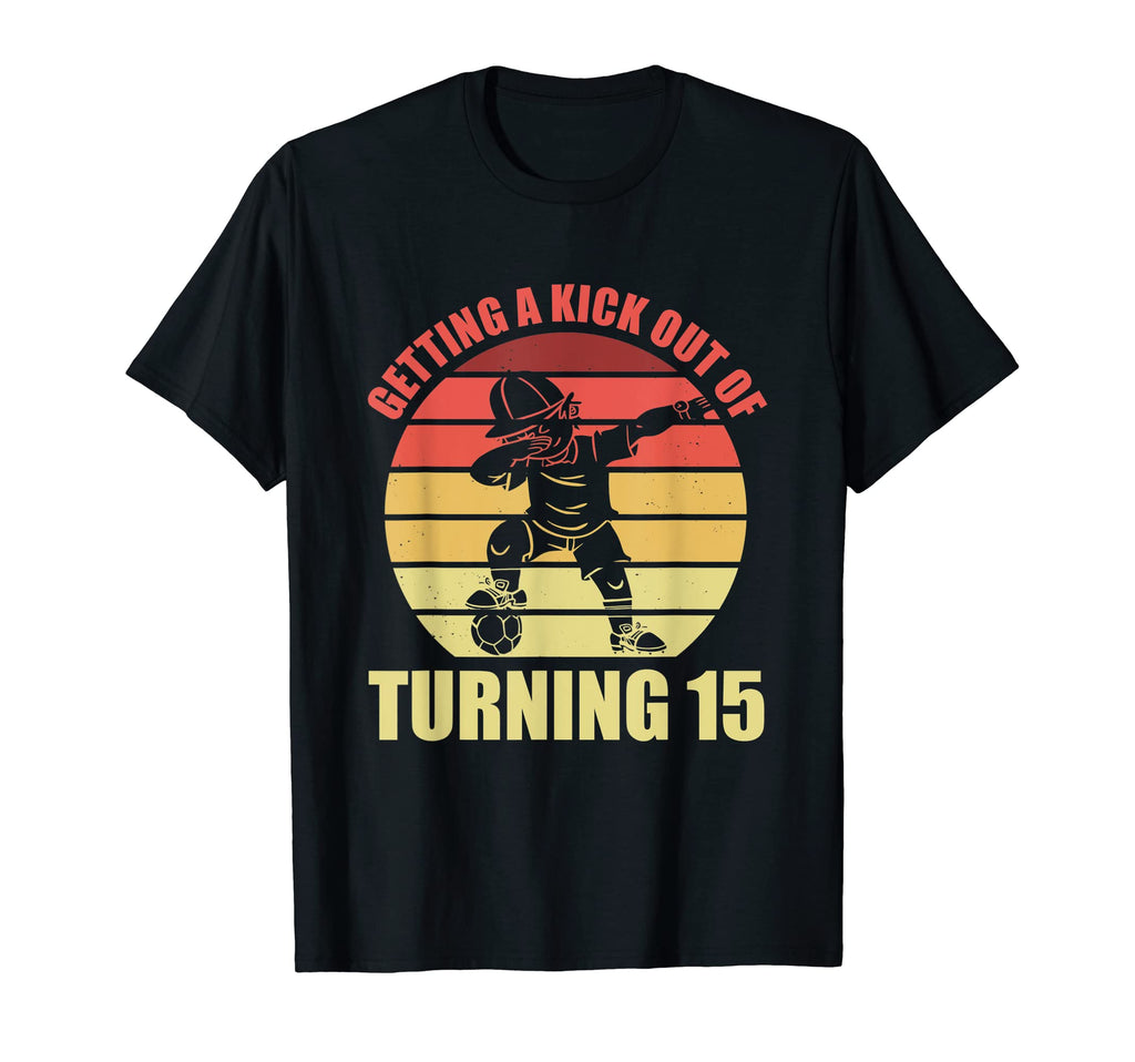 15 Year Old Happy 15Th Birthday T-Shirt - Minimalist Print Men Women