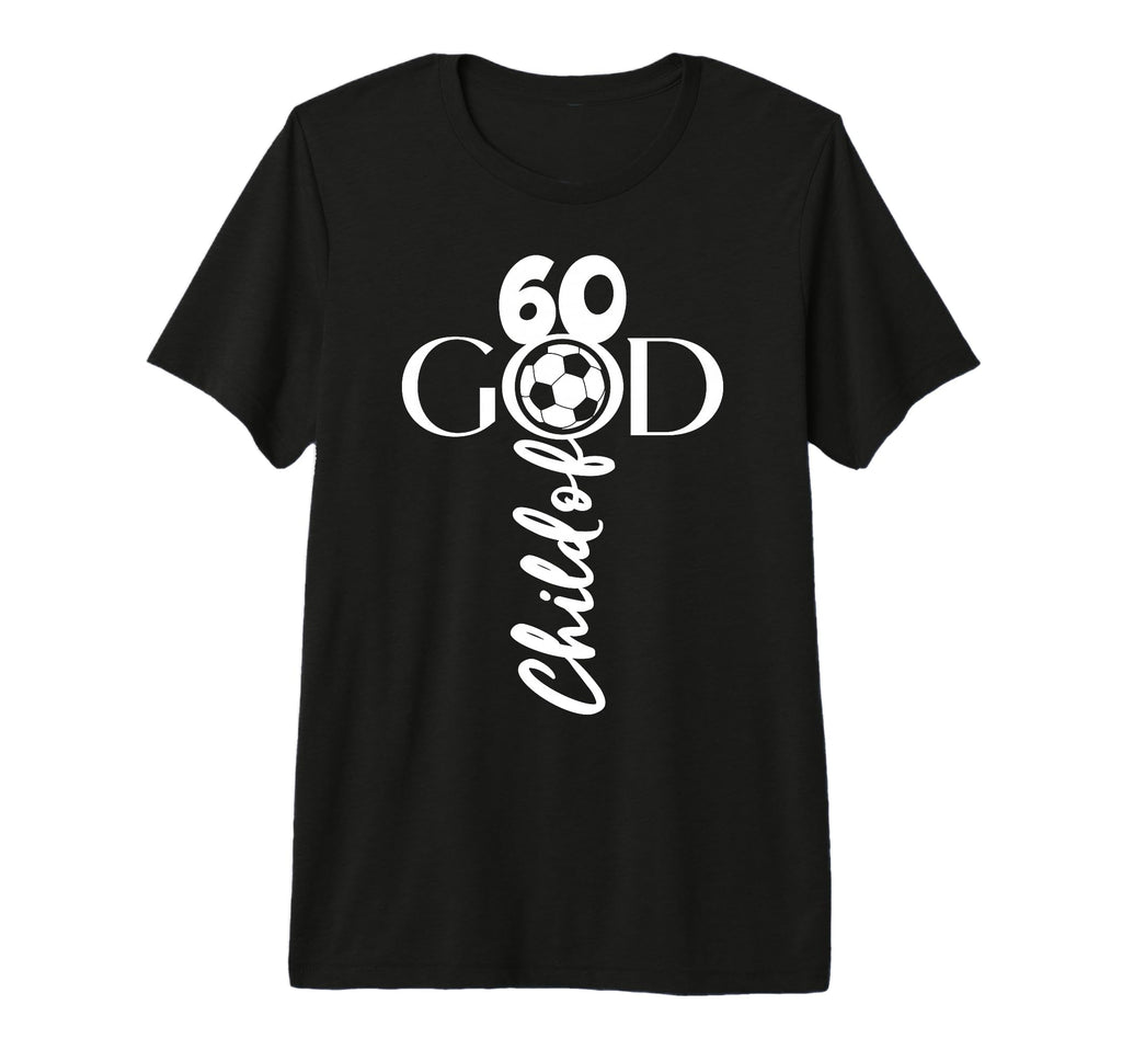 Jesus Christ 60 Years Child God Soccer T-Shirt - Trendy Graphic Unisex