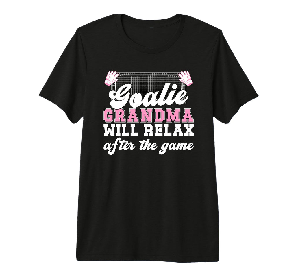 Funny Soccer Goalie Grandma Soccer T-Shirt - Minimalist Print Unisex