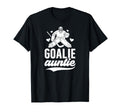 Ice Hockey Goalie Auntie Hockey T-Shirt - Fun Novelty Design Unisex