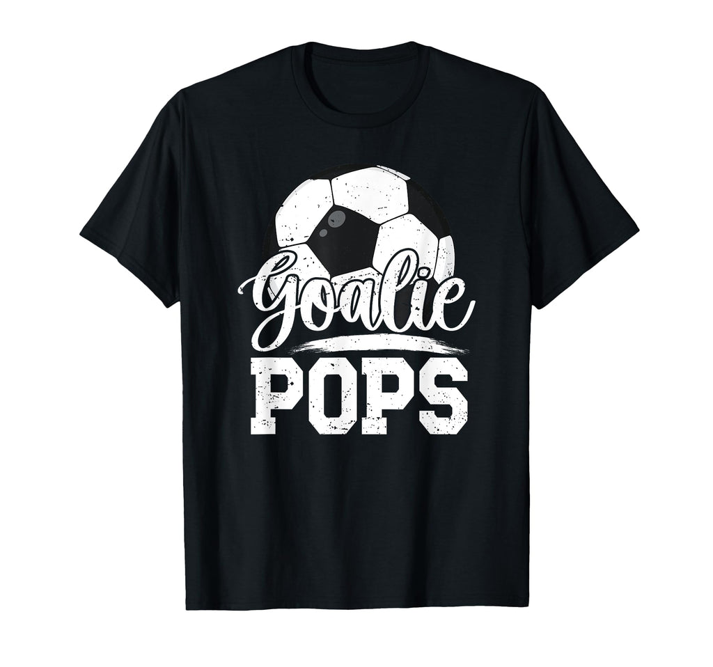 Soccer Goalie Pops Grandpa Pops T-Shirt - Novelty Apparel for Adults
