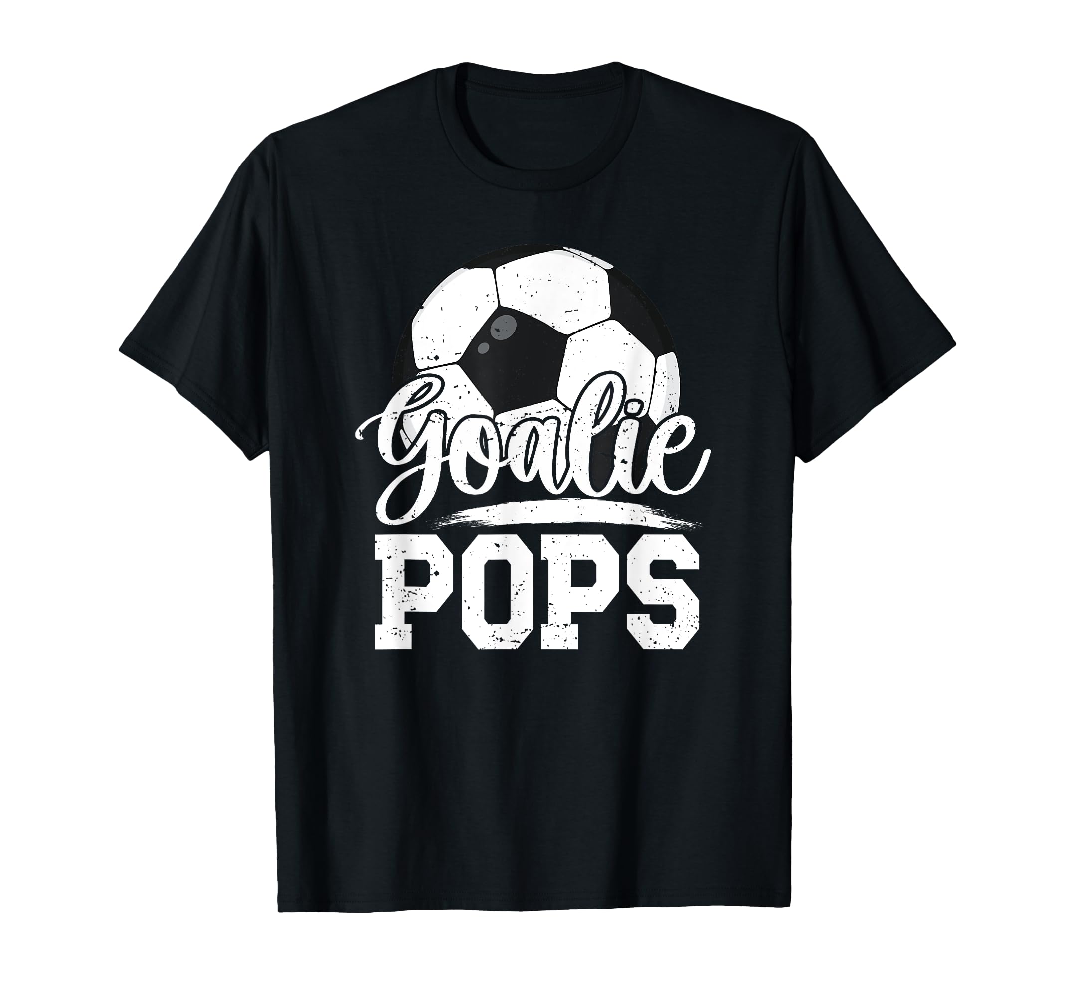 Soccer Goalie Pops Grandpa Pops T-Shirt - Novelty Apparel for Adults
