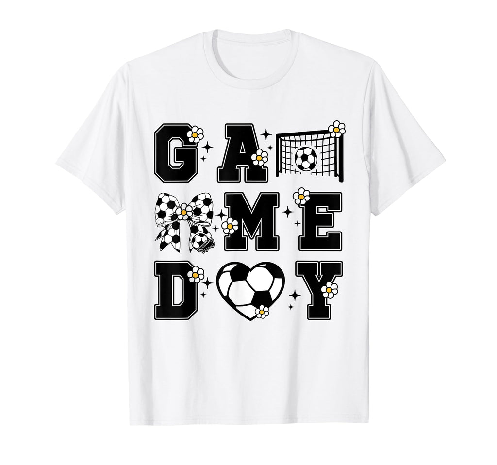 Game Day Soccer Soccer Player T-Shirt - Fun Novelty Design for Adults