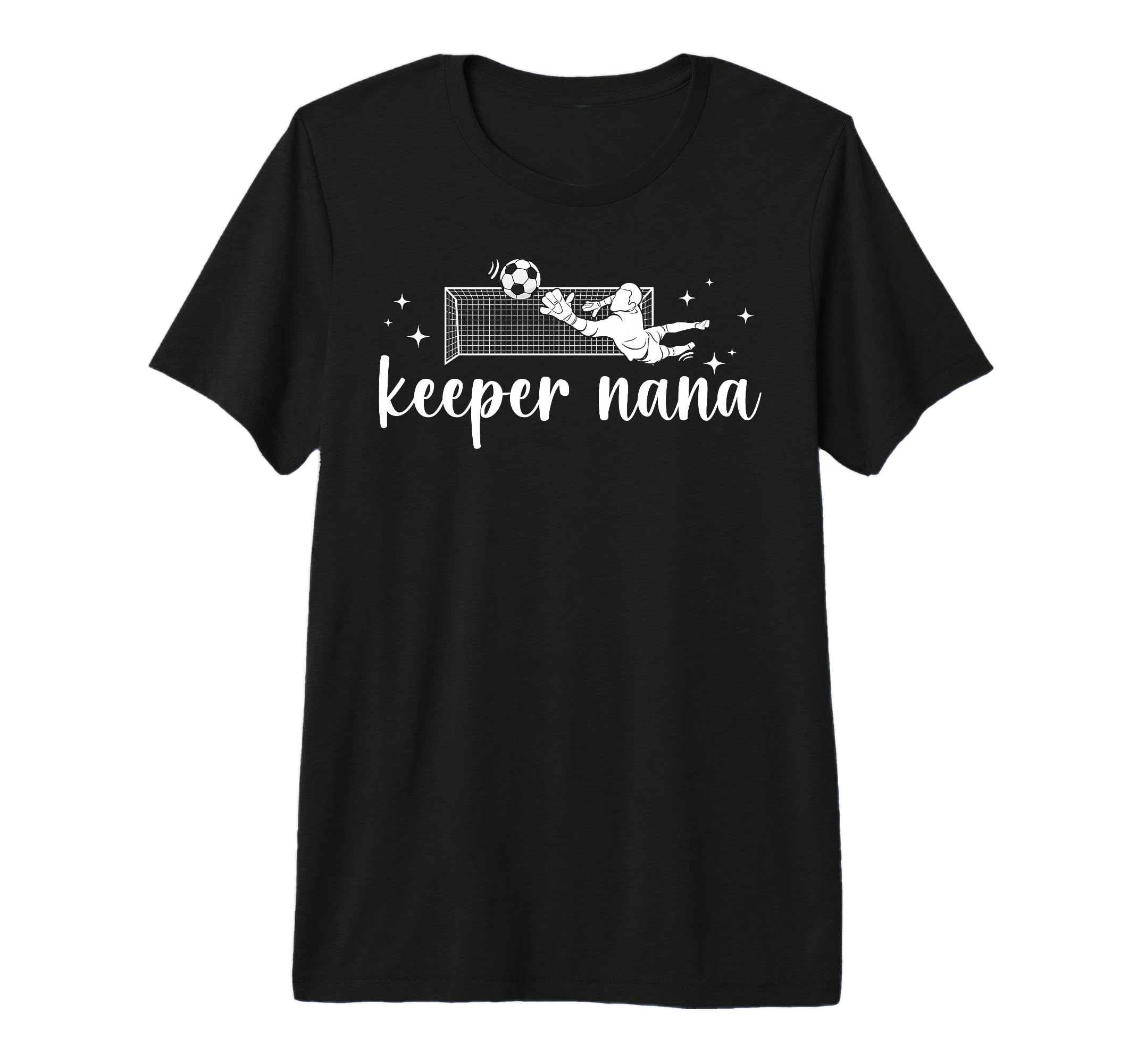Soccer Keeper Nana Soccer Goalkeeper T-Shirt - Custom Art Print for Adults