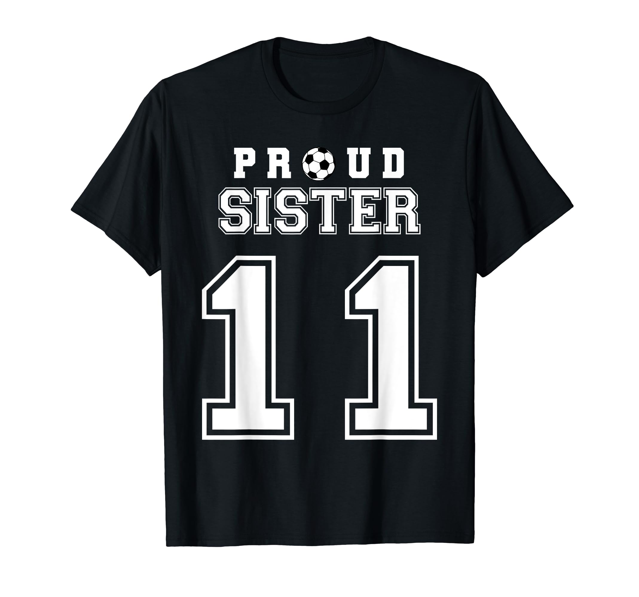 Number 11 Custom Proud Soccer Futbol T-Shirt - Trendy Graphic for Adults